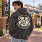 Odd Gear - FCK University -Snow Wash Fleece Oversize Hoodie – view 6