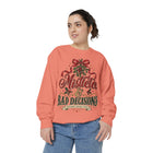 Mistletoe & Bad Decisions Sweatshirt — Funny Christmas Holiday Pullover – view 6