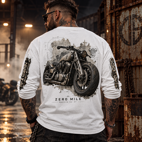 Odd Gear - Zero Mile - Oversized Unisex Long Sleeve T-Shirt