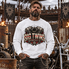 Odd Gear - Big Twins - Biker Oversized Unisex Long Sleeve T-Shirt – view 2