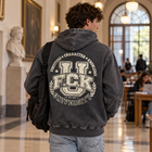 Odd Gear - FCK University -Snow Wash Fleece Oversize Hoodie – view 1