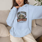 Cabin Fever Social Club Hoodie - Rustic Mountain Cabin Graphic Sweatshirt – view 10