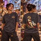 Odd Gear- Saintly Astronaut - Mineral Wash Boxy Cotton T-Shirt – view 4