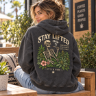 Hoodie,cannabis,vintage,weed,longsleeve,pullover – view 3