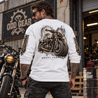 Odd Gear - Heavy Theory - Biker Oversized Unisex Long Sleeve T-Shirt – view 5