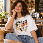 Shut the F**k up Mineral Wash Boxy Cotton T-Shirt – view 2