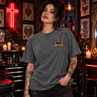 Odd Gear - Undead Bride - Unisex Vintage Wash Boxy T-Shirt – view 6