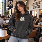 Odd Gear - FCK University -Snow Wash Fleece Oversize Hoodie – view 3